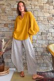Santos Cushion Cotton Heathcliff Blouse Tumeric?